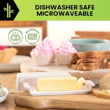Stylish Bamboo Butter Dish for Eco-Friendly Kitchens