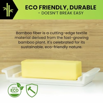 Stylish Bamboo Butter Dish for Eco-Friendly Kitchens