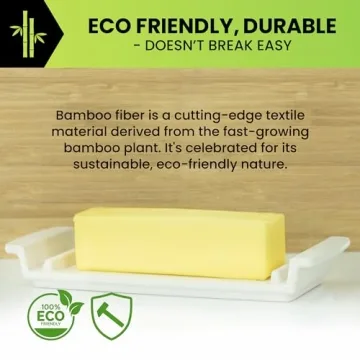 Stylish Bamboo Butter Dish for Eco-Friendly Kitchens