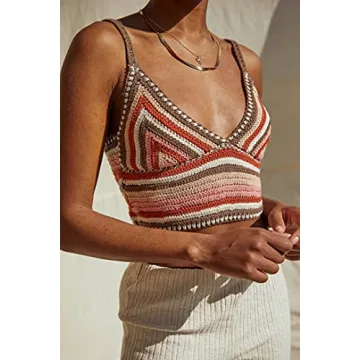Trendy Halter Neck Crop Cami Top for Modern Women