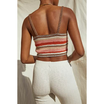 Trendy Halter Neck Crop Cami Top for Modern Women