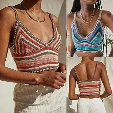 Trendy Halter Neck Crop Cami Top for Modern Women