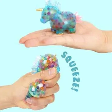 VOMAOK 4 Pack Unicorn Stress Balls - Colorful & Durable Stress Relief Toys