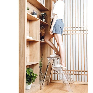 KOLESIN Folding 3 Step Ladder - Anti-Slip Design for Home