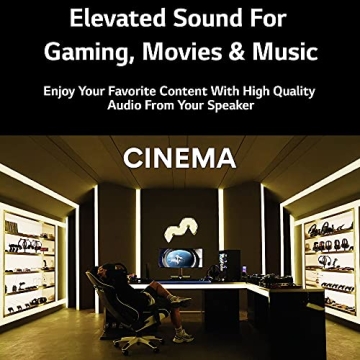 LG Ultragear GP9 - Portable Gaming Speaker with DTS Headphone:X, Hi-Fi Quad DAC, Microphone for Voice Chat, 5 Hour Battery Life, Hi Resolution Audio, Bluetooth