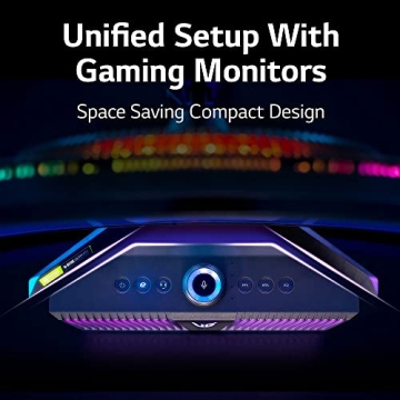 LG Ultragear GP9 - Portable Gaming Speaker with DTS Headphone:X, Hi-Fi Quad DAC, Microphone for Voice Chat, 5 Hour Battery Life, Hi Resolution Audio, Bluetooth