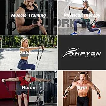 Durable Resistance Bands Set for Home and Gym Workouts
