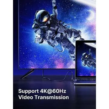 JSAUX 90 Degree USB-C Adapter for Faster Charging and Data