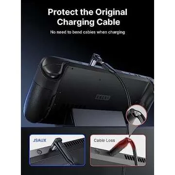 JSAUX 90 Degree USB-C Adapter for Faster Charging and Data