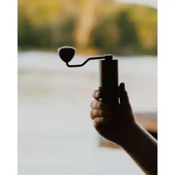 Normcore Manual Coffee Grinder V2 - Hand Coffee Grinder with Stainless Steel 38mm Contemporary Conical Burr - Adjustable Settings - For Aeropress, Espresso, Pour over, French Press