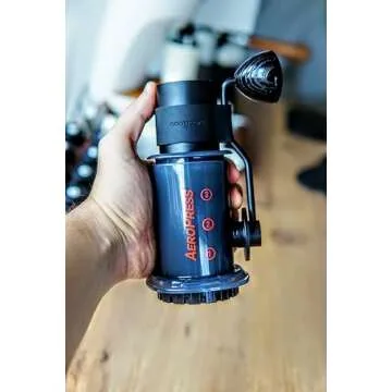 Normcore Manual Coffee Grinder V2 - Hand Coffee Grinder with Stainless Steel 38mm Contemporary Conical Burr - Adjustable Settings - For Aeropress, Espresso, Pour over, French Press