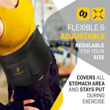 Perfotek Waist Trimmer Belt for Enhanced Fitness Support