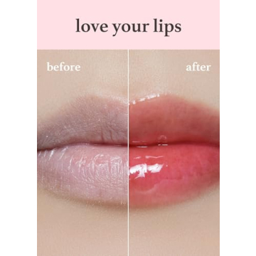 NOONI Korean Vegan Lip Oil - Appleberry, Moisturizing Lip Stain