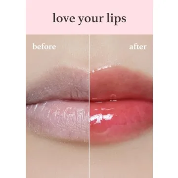 NOONI Korean Vegan Lip Oil - Appleberry, Moisturizing Lip Stain