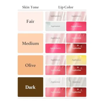 NOONI Korean Vegan Lip Oil - Appleberry, Moisturizing Lip Stain