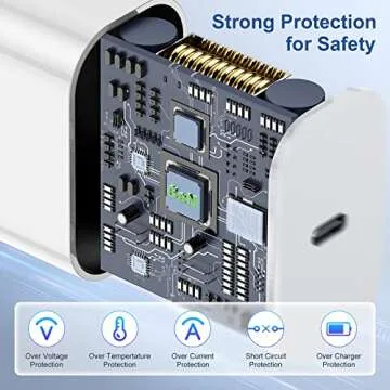iPhone Charger Fast Charging Block,[MFi Certified] Wall Charger Plug and 6ft USB C to Lightning Cable Cord, Type C Power Adapter Cube Brick Box for iPhone 14 Pro Max/14/13 Pro/12 Mini/12/11/iPad