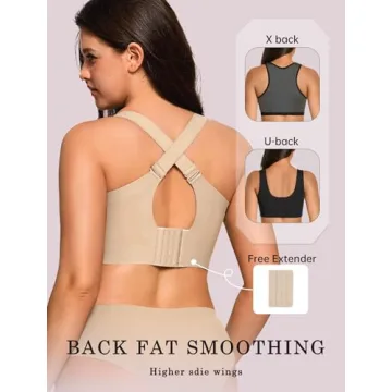 OEAK Wireless Jelly Bra Comfort for Plus Size Women Seamless Support