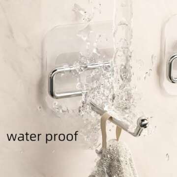 Jmckeweii Tumbler Lid Organizer 2 Pack, Cup Lid Organizer Wall Mount, Self-Adhesive Tumbler Lid Storage Hook for Yeti Tumbler/Stanley Tumbler/Simple Modern Tumbler Lid