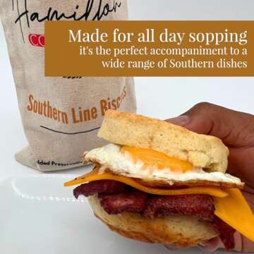 Hamilton Cornerstore Southern Biscuit Mix, Easy-to-Bake Delight Biscuits, Classic Southern Recipe for Fluffy Buttermilk Biscuit Mix, Homemade Quick and Easy Biscuit Mix, (20 OZ)