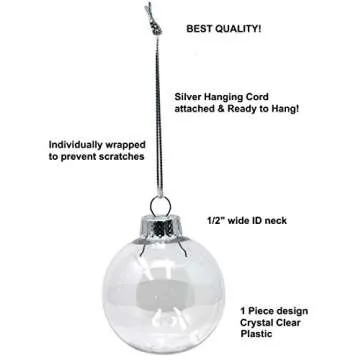 Craft Your Own Ornaments with Creative Hobbies® Clear Balls