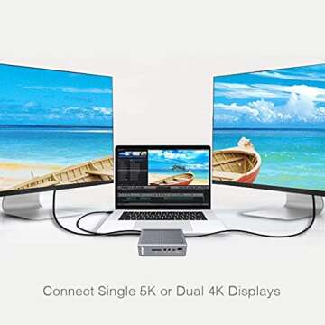 CalDigit TS3 Plus Thunderbolt 3 Docking Station - 87W Charging & Dual 4K Display Support