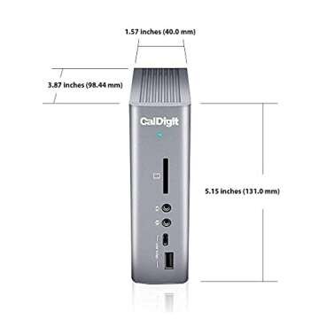 CalDigit TS3 Plus Docking Station with USB-C to HDMI Adapter
