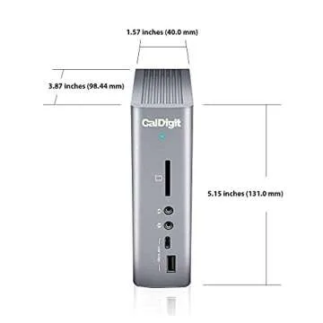 CalDigit TS3 Plus Docking Station with USB-C to HDMI Adapter