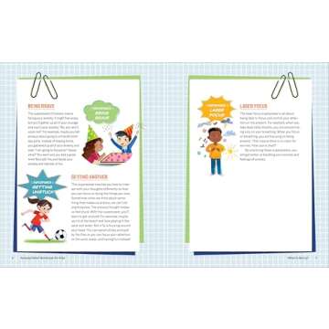 Anxiety Relief Workbook for Kids: 40 Mindfulness, CBT, and ACT Activities to Find Peace from Anxiety...