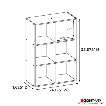 Closetmaid 6 Cube Organizer Stylish Functional Storage