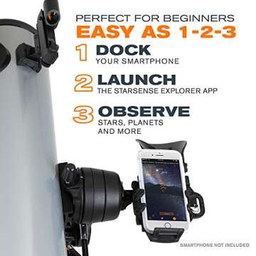 Smartphone-Enabled CELESTRON StarSense Explorer DX 130AZ Telescope