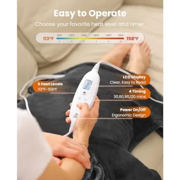 Weighted Heating Pad for Pain Relief by Bob and Brad