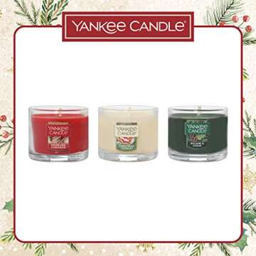 Yankee Candle Gift Set | 3 Mini Christmas Scented Candles | Magical Christmas Morning Collection