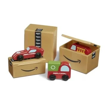 Amazon Delivery Van Ride-On Toy for Kids Ages 2+ Blue