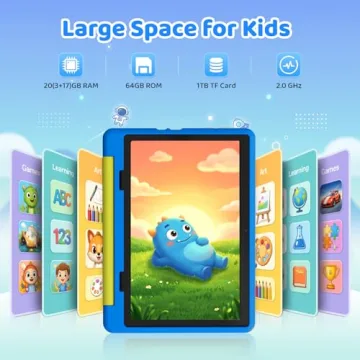 URAO Kids Tablet: 10" Android Tablet for Kids with Case