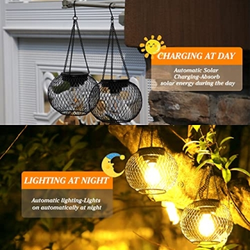 KagoLing Solar Lanterns - Waterproof Outdoor Lighting