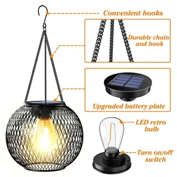 KagoLing Solar Lanterns - Waterproof Outdoor Lighting