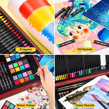 iBayam Deluxe Art Supplies Set for All Ages in Gift Box