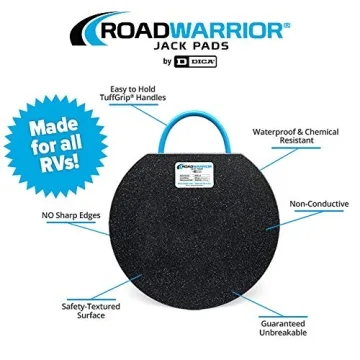 RoadWarrior Heavy Duty RV Jack Pad for Ultimate Support