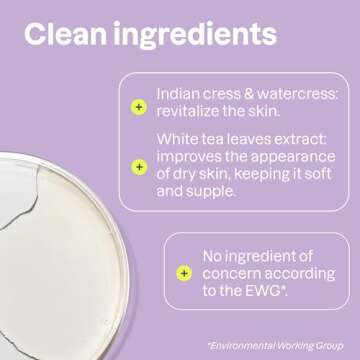 ATTITUDE Body Lotion, EWG Verified Moisturizer, Vegan Skin Care Products, Non-Greasy, Hydrating for Dry Skin, Cruelty Free, Moisturizing, White Tea Leaves, 16 Fl Oz