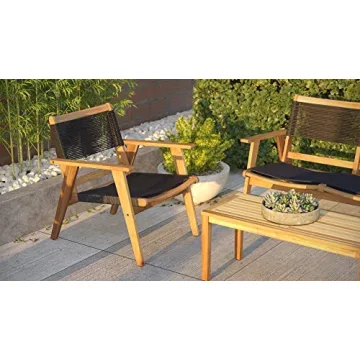 Patio Sense Kingsmen Armchair for Stylish Outdoor Comfort
