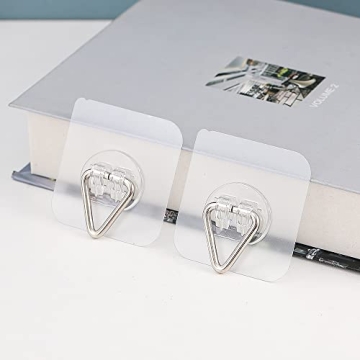 Wall Plate Display Hooks - 20 Pack Invisible Holders