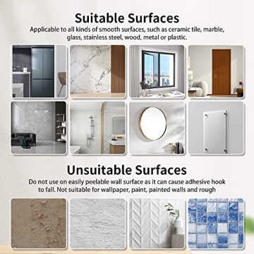 Wall Plate Display Hooks - 20 Pack Invisible Holders