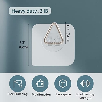 Wall Plate Display Hooks - 20 Pack Invisible Holders