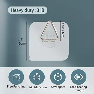 Wall Plate Display Hooks - 20 Pack Invisible Holders