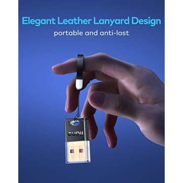 Bluetooth 5.1 USB Adapter - Driver-Free, Plug & Play
