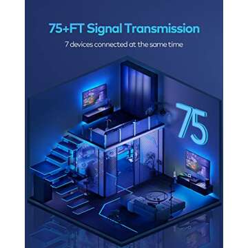 Bluetooth 5.1 USB Adapter - Driver-Free, Plug & Play