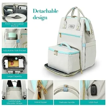 ETRONIK 15.6 Inch Nurse Laptop Backpack with USB