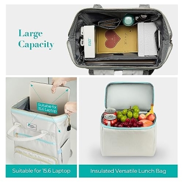 ETRONIK 15.6 Inch Nurse Laptop Backpack with USB