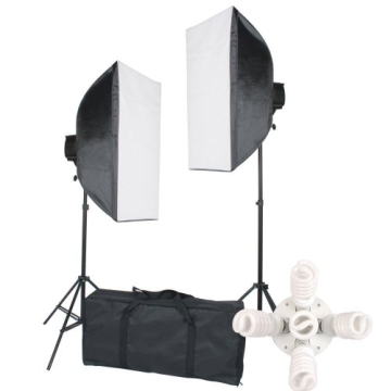 2400 Watt Photography Softbox Continuous Lighting Kit