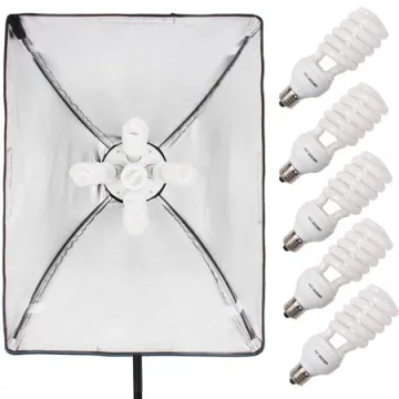 2400 Watt Photography Softbox Continuous Lighting Kit